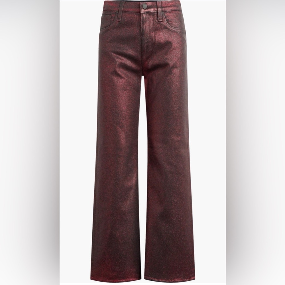 Hudson Jeans -Wide Leg- Port Glitter Foil Denim. Worn once.